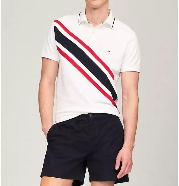 Tommy Hilfiger Regular Fit Banner Stripe Polo